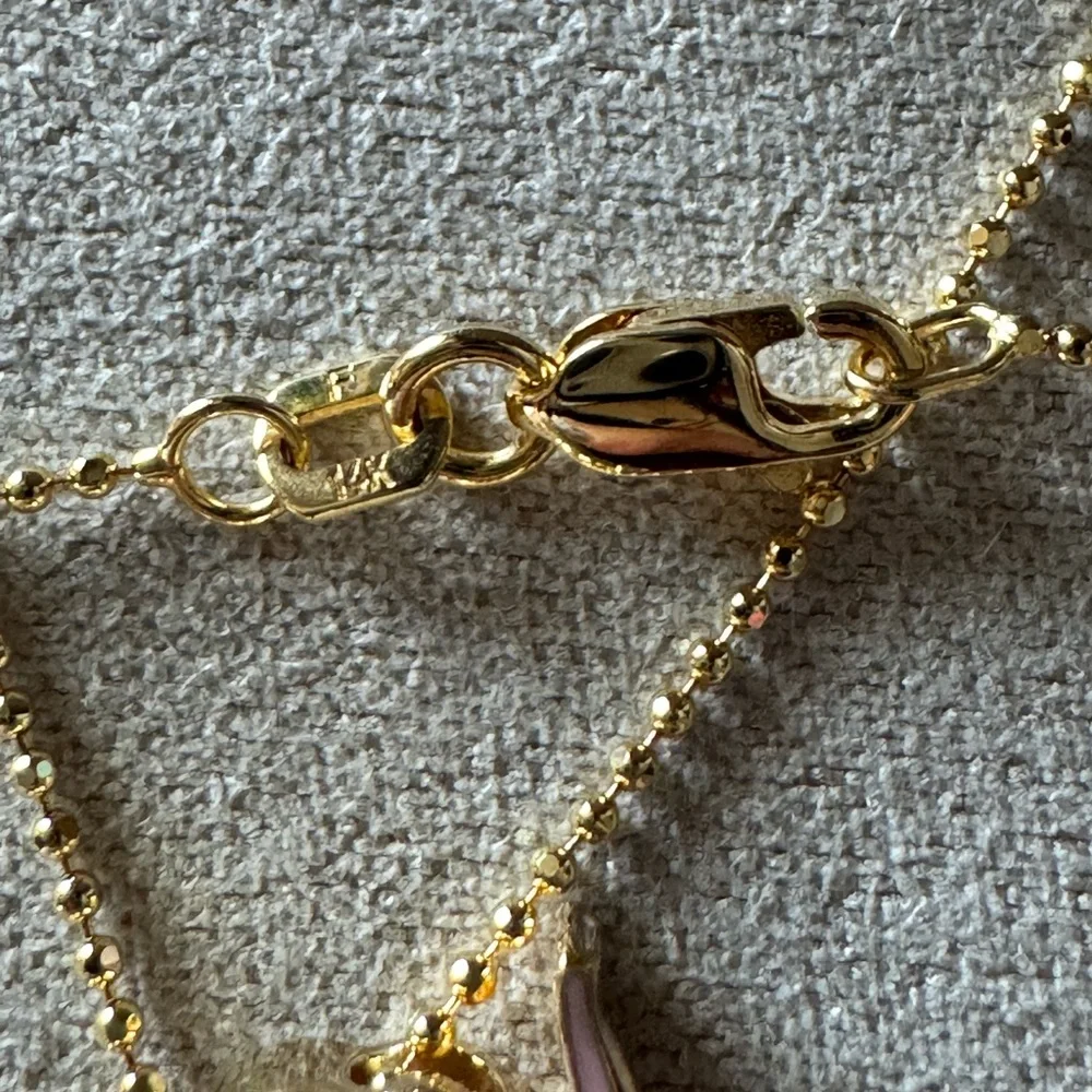 Alex Woo 14k Gold & Enamel Good Luck Elephant 🐘 Necklace 18” - Picture 5 of 10